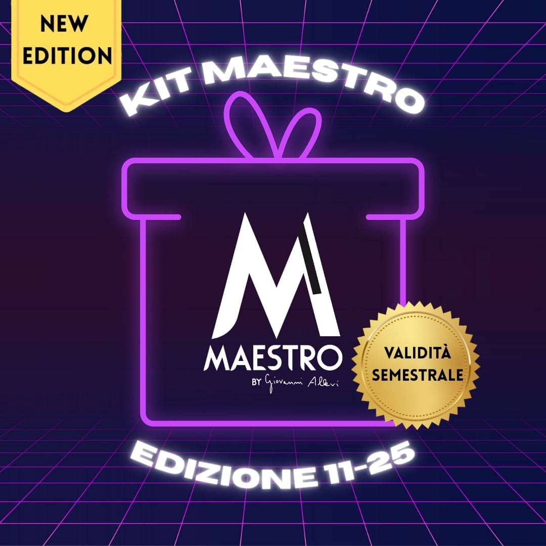 KIT MAESTRO - The gift box membership Club Maestro by Giovanni Allevi