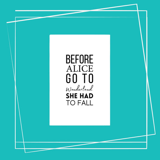 Motivational Poster Wall Art Decor - Black&White Positive Quote 2