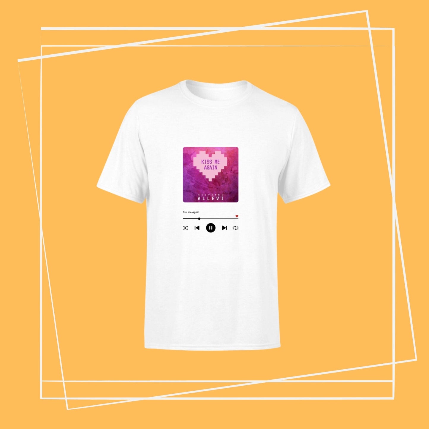 T-Shirt Unisex Bio | Giovanni Allevi | Baciami ancora