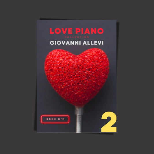 Giovanni Allevi Love Piano Collection Book N° 2 cover