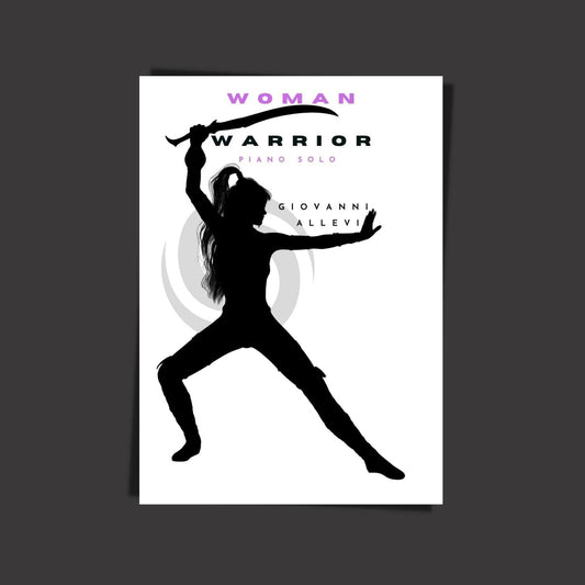 WOMAN WARRIOR by composer and pianist Giovanni Allevi digital sheet music for solo piano cover