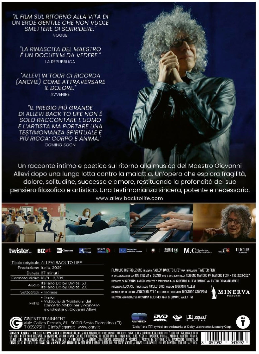 ALLEVI BACK TO LIFE Signed DVD